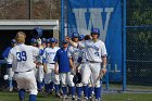 Baseball vs Suffolk  Wheaton College Baseball vs Suffolk University. - (Photo by Keith Nordstrom) : Wheaton, baseball